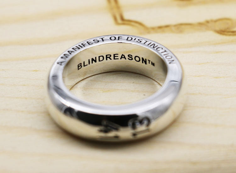 Ring finger ring finger in sterling silver