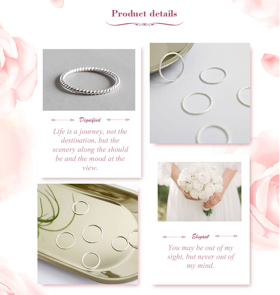 999 sterling silver ring twist ring ring couple couple ring