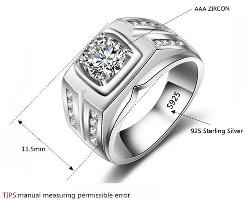Sterling Silver Domineering Silver Ring