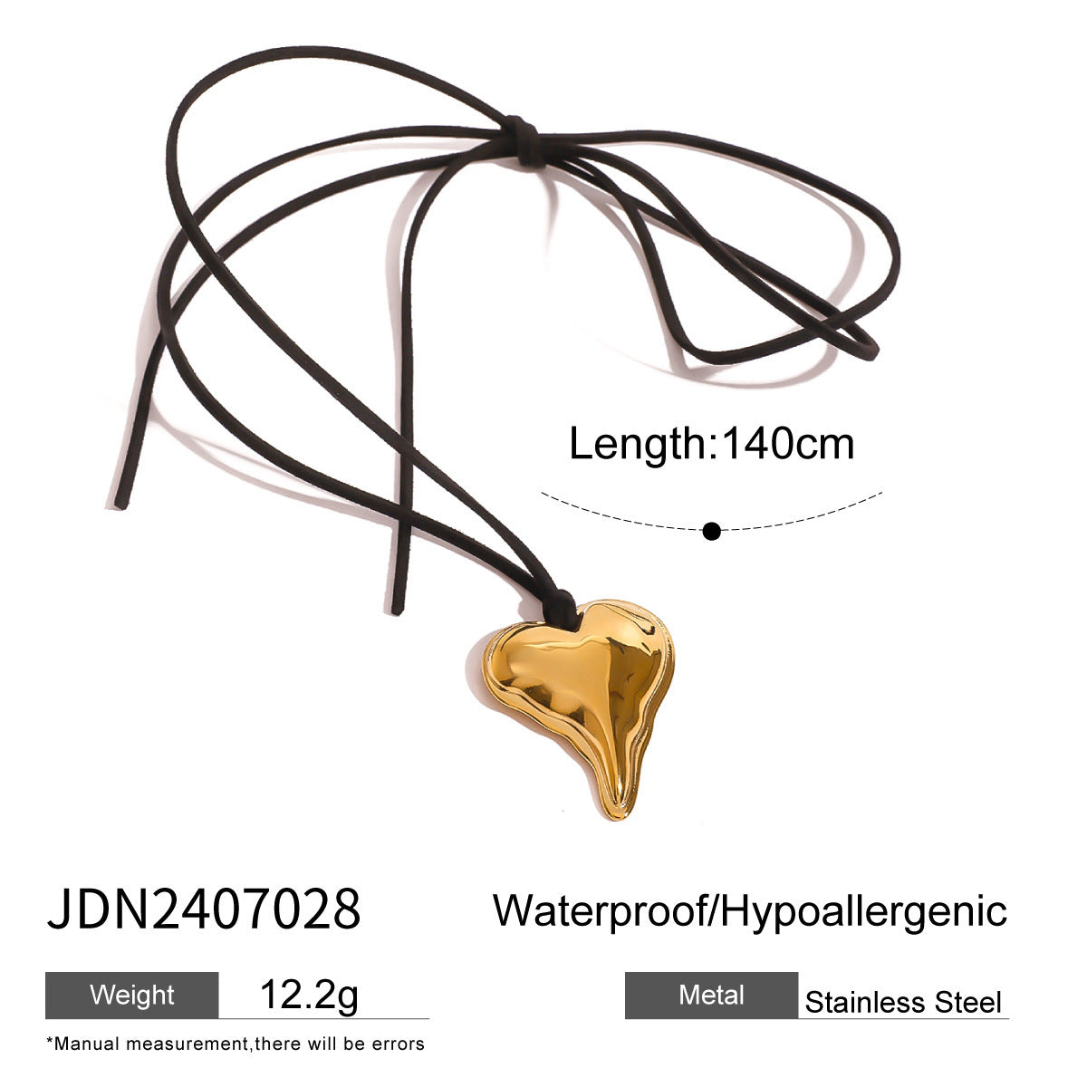 European And American Stainless Steel Geometric Irregular Pendants Necklace