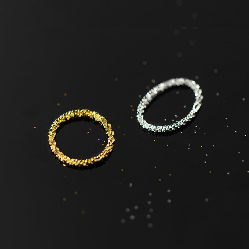 Sparkling Ring Full Body S925 Silver Ring