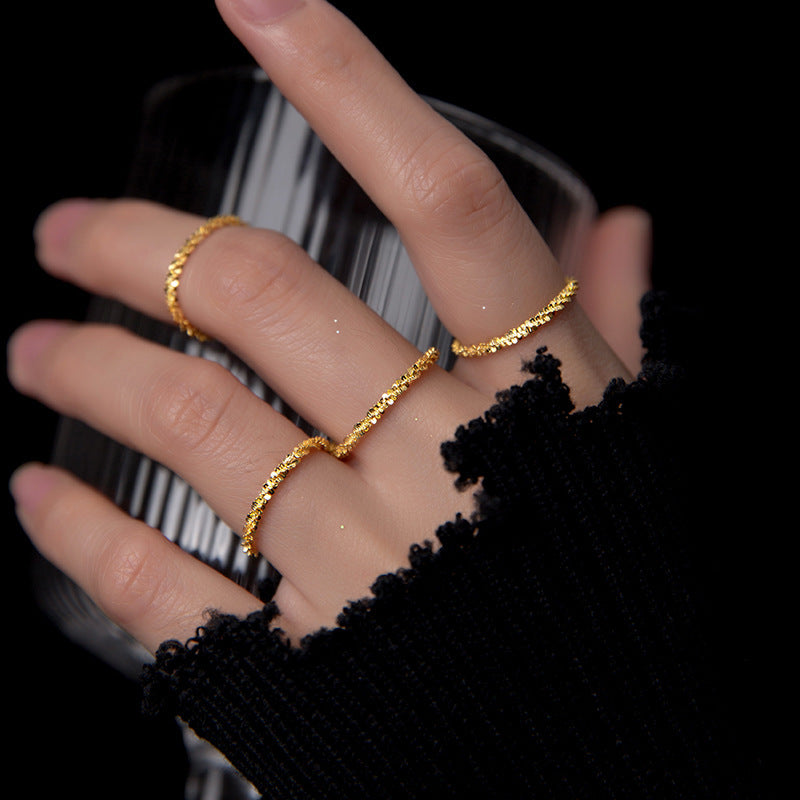 Sparkling Ring Full Body S925 Silver Ring